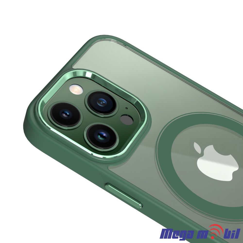 Futrola iPhone 13 Pro Magsafe Acrylic green.